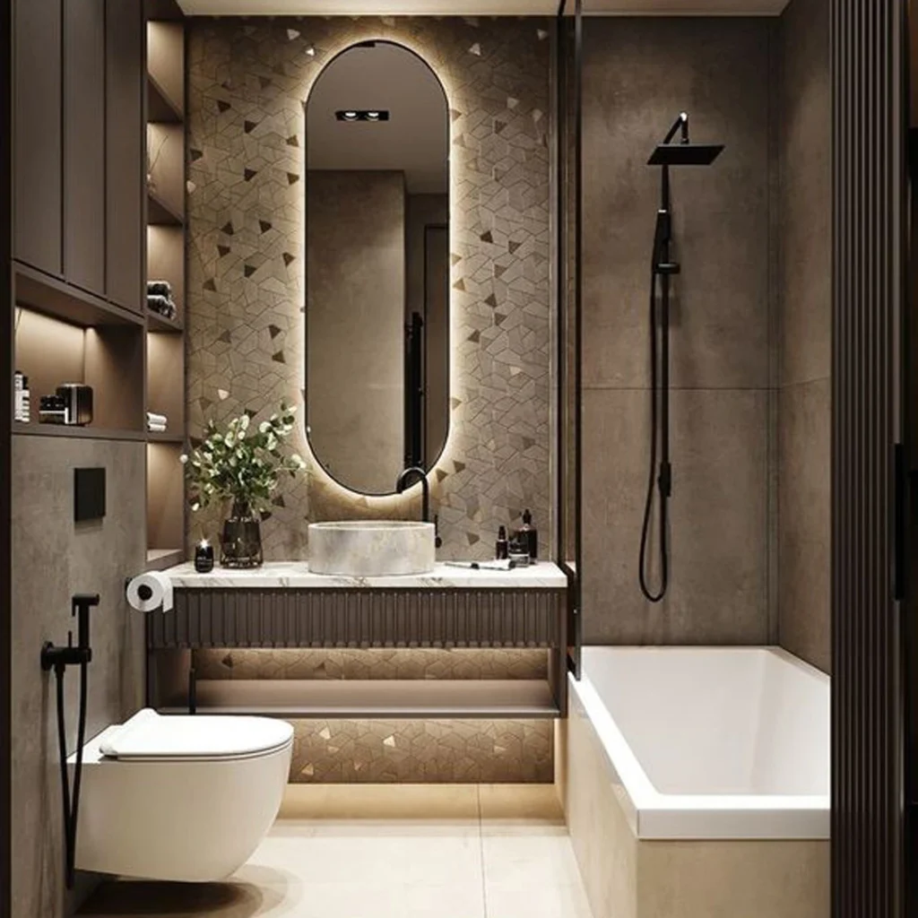 بینظیر ترین مدل‌های طراحی داخلی حمام و دستشویی