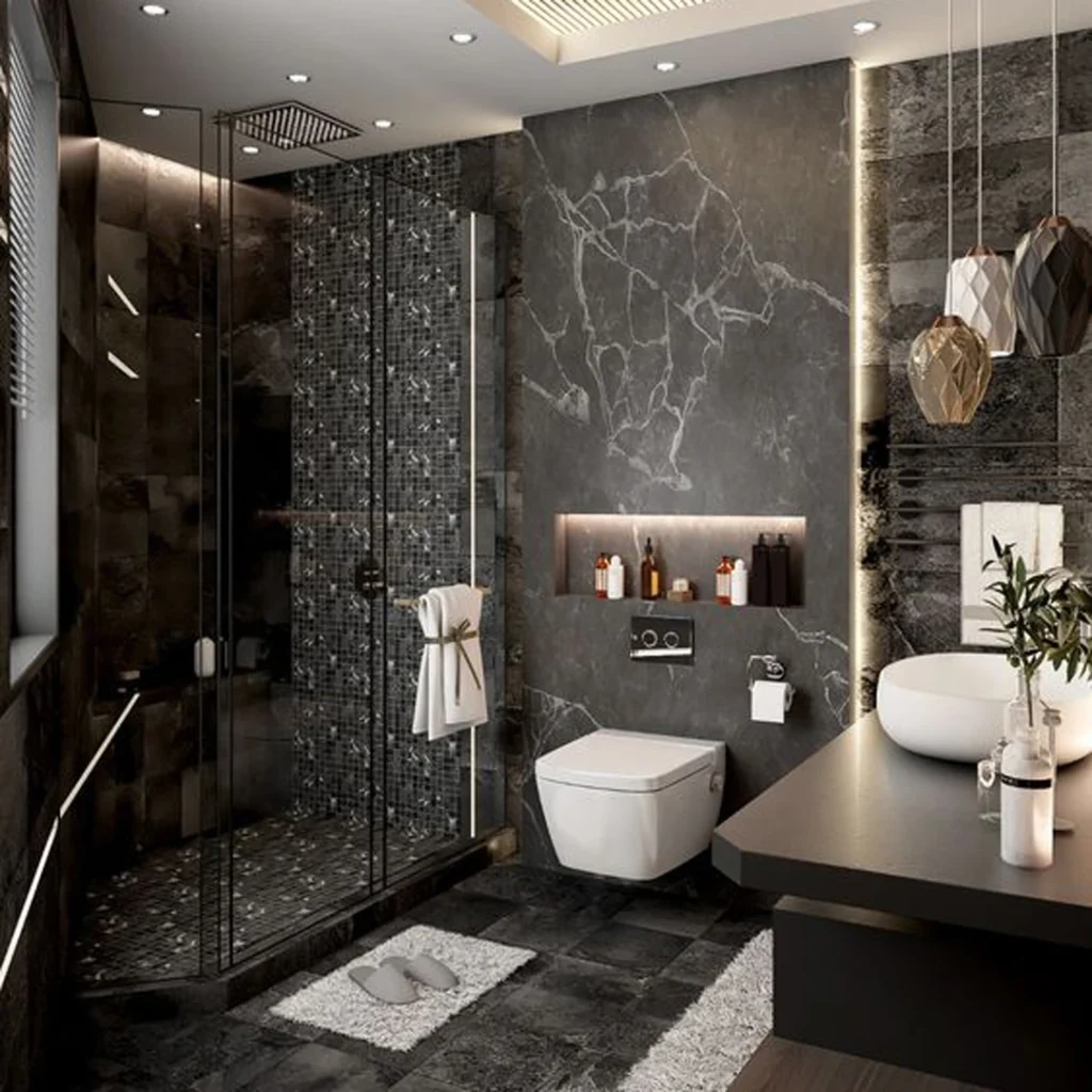شیک ترین مدل‌های طراحی داخلی حمام و دستشویی