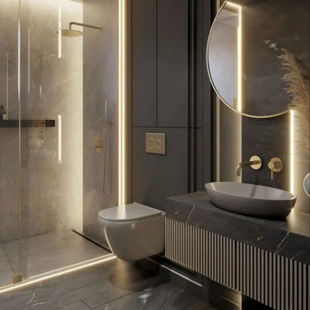 زیبا ترین مدل‌های طراحی داخلی حمام و دستشویی