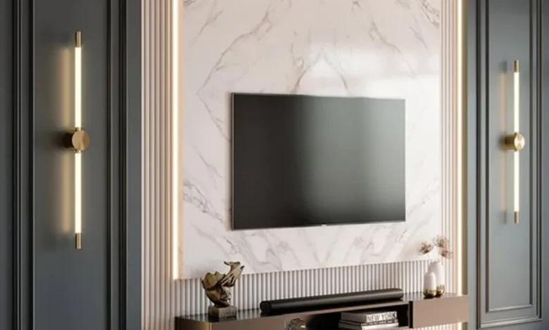 جدید ترین مدل های طراحی دیوار TV مدرن