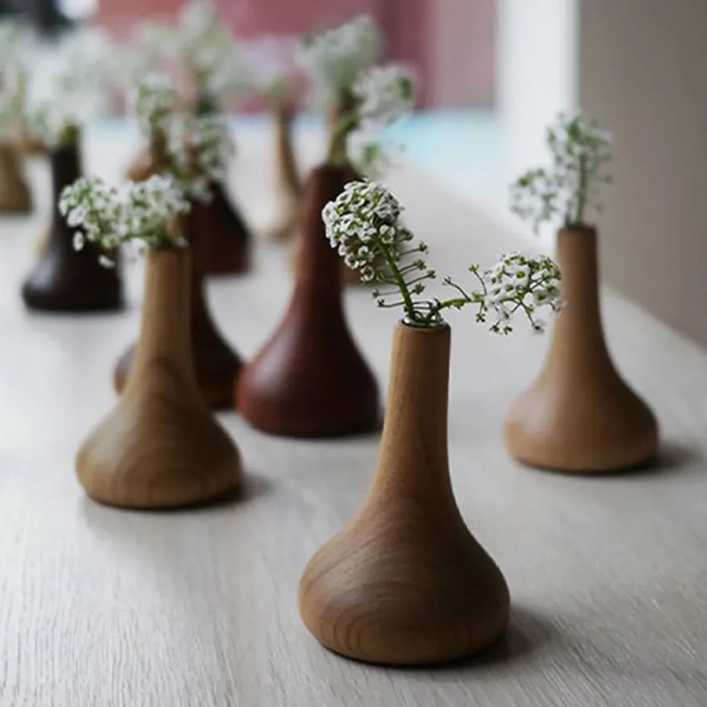 جذاب ترین مدل های گلدان چوبی فانتزی