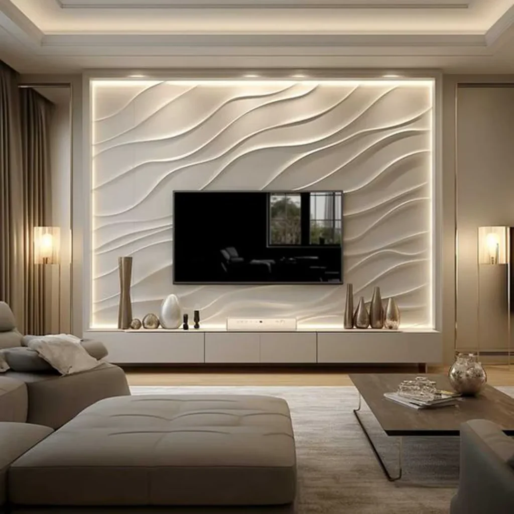 بینظیر ترین مدل های طراحی دیوار TV مدرن
