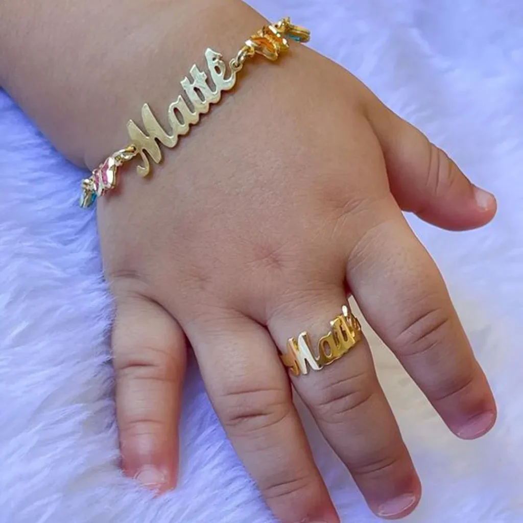 دستبند طلا مخصوص نوزاد