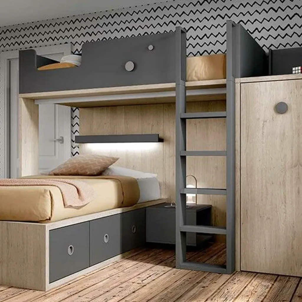 ساده ترین مدل های تخت خواب نوجوان دو طبقه