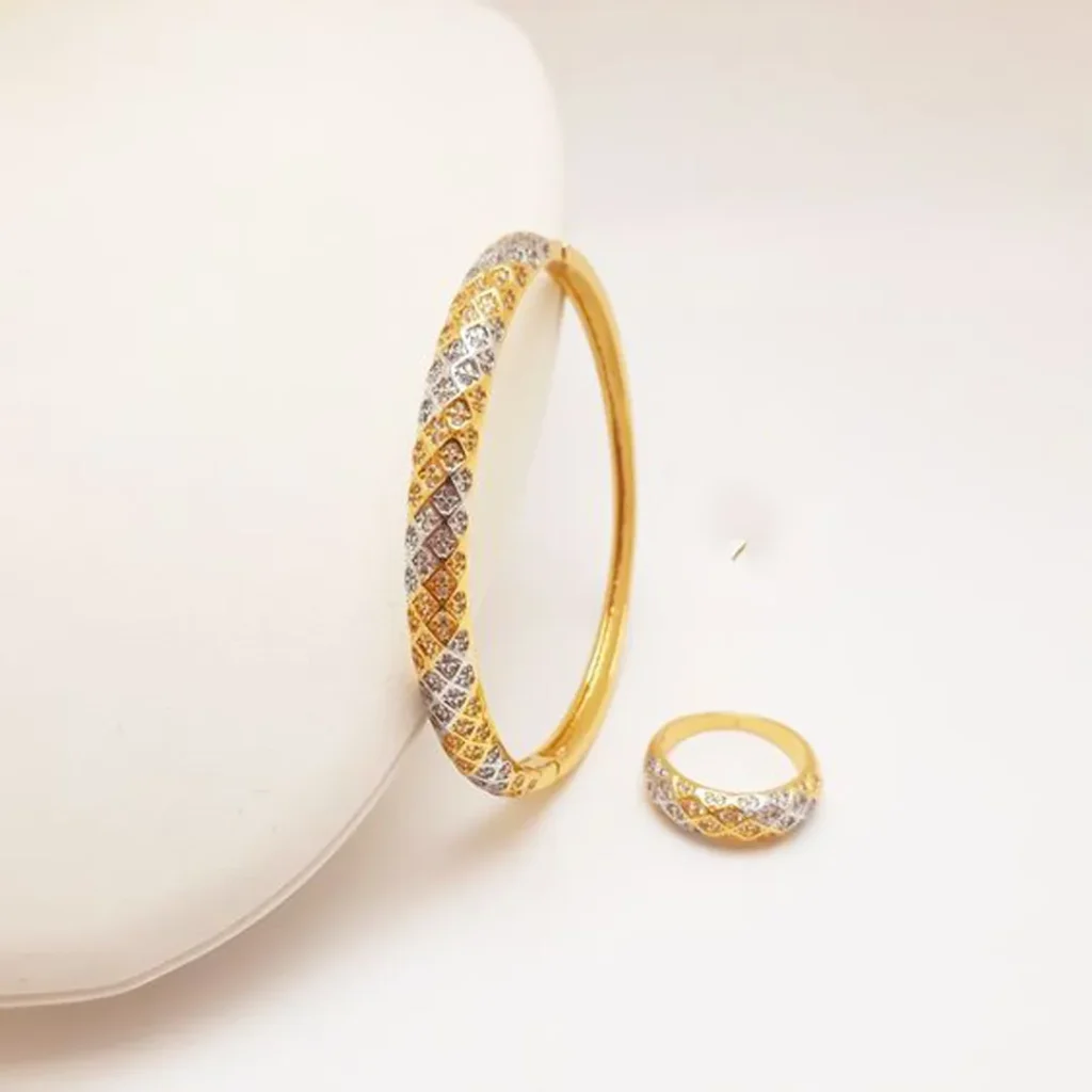 خوشگل ترین مدل های ست دستبند و انگشتر طلا