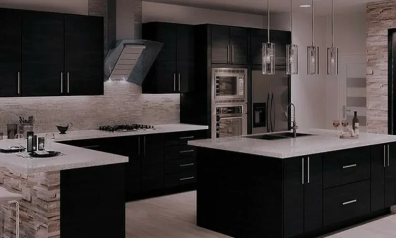 جذابترین مدل های دکوراسیون آشپزخانه مدرن با رنگ مشکی