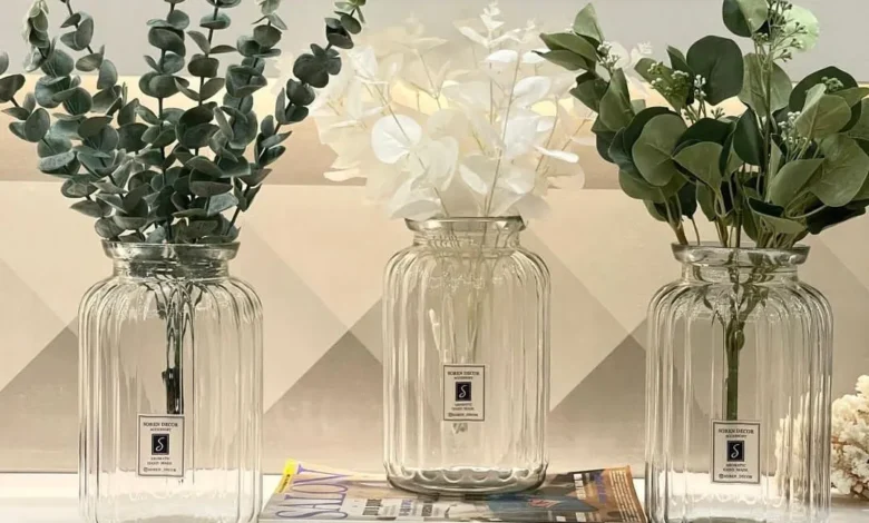 مدل های جذاب گلدان شیشه ای دکوری