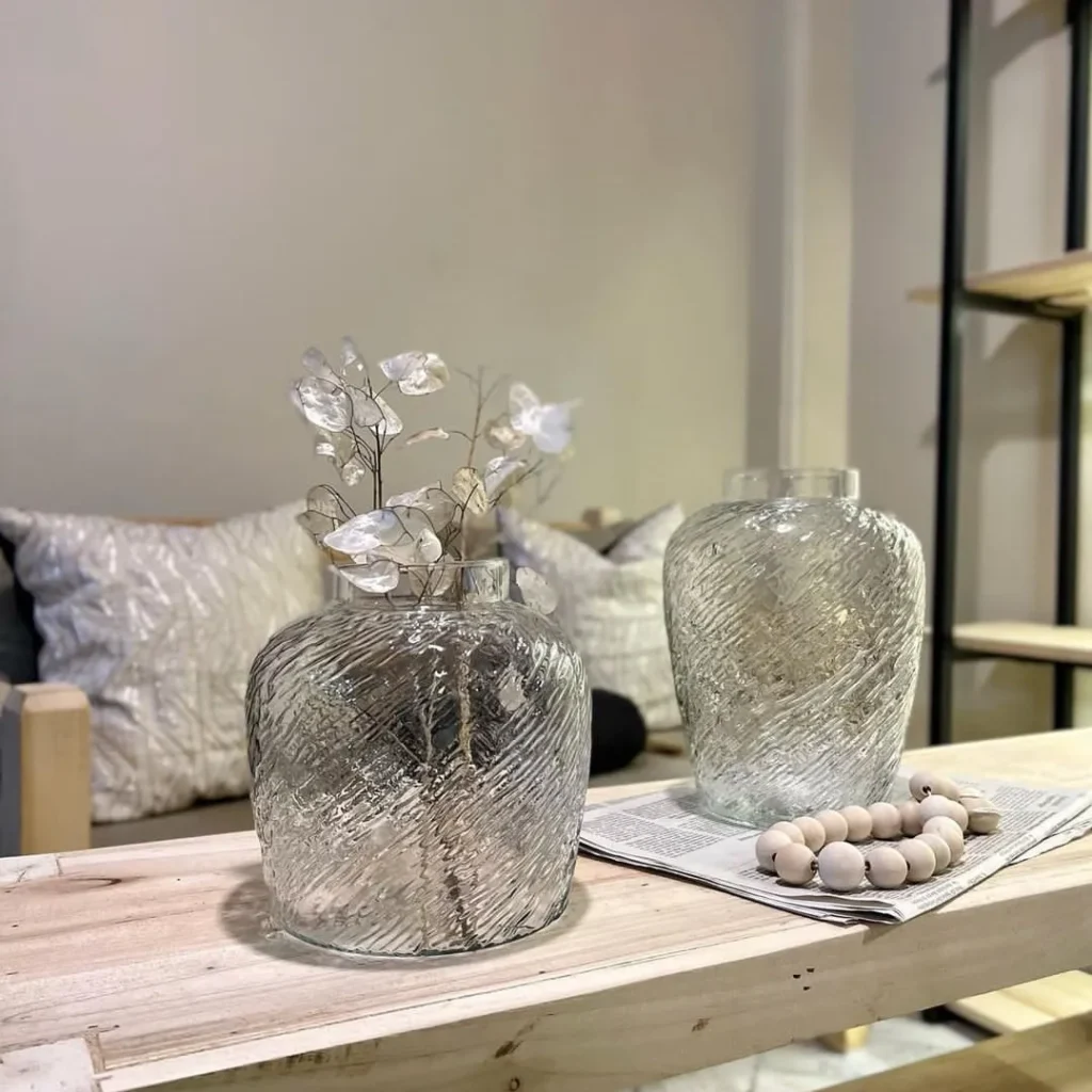 مدل گلدان شیشه ای لاکچری