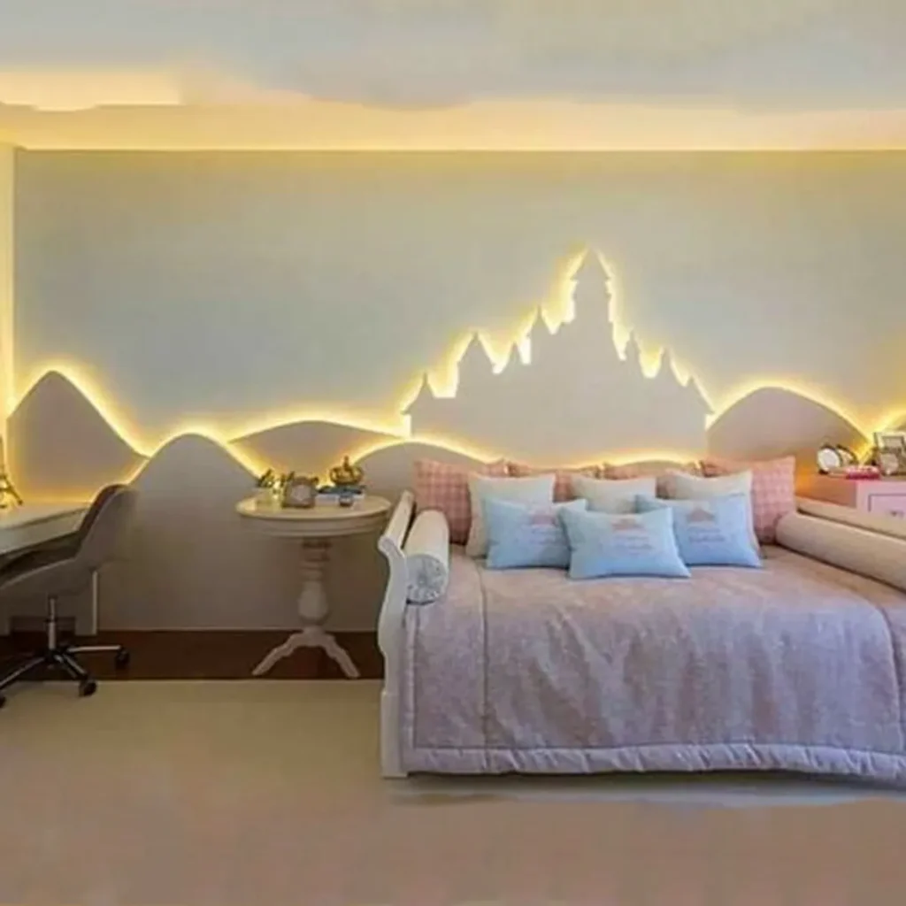ایده های شیک تزئین اتاق با نور مخفی