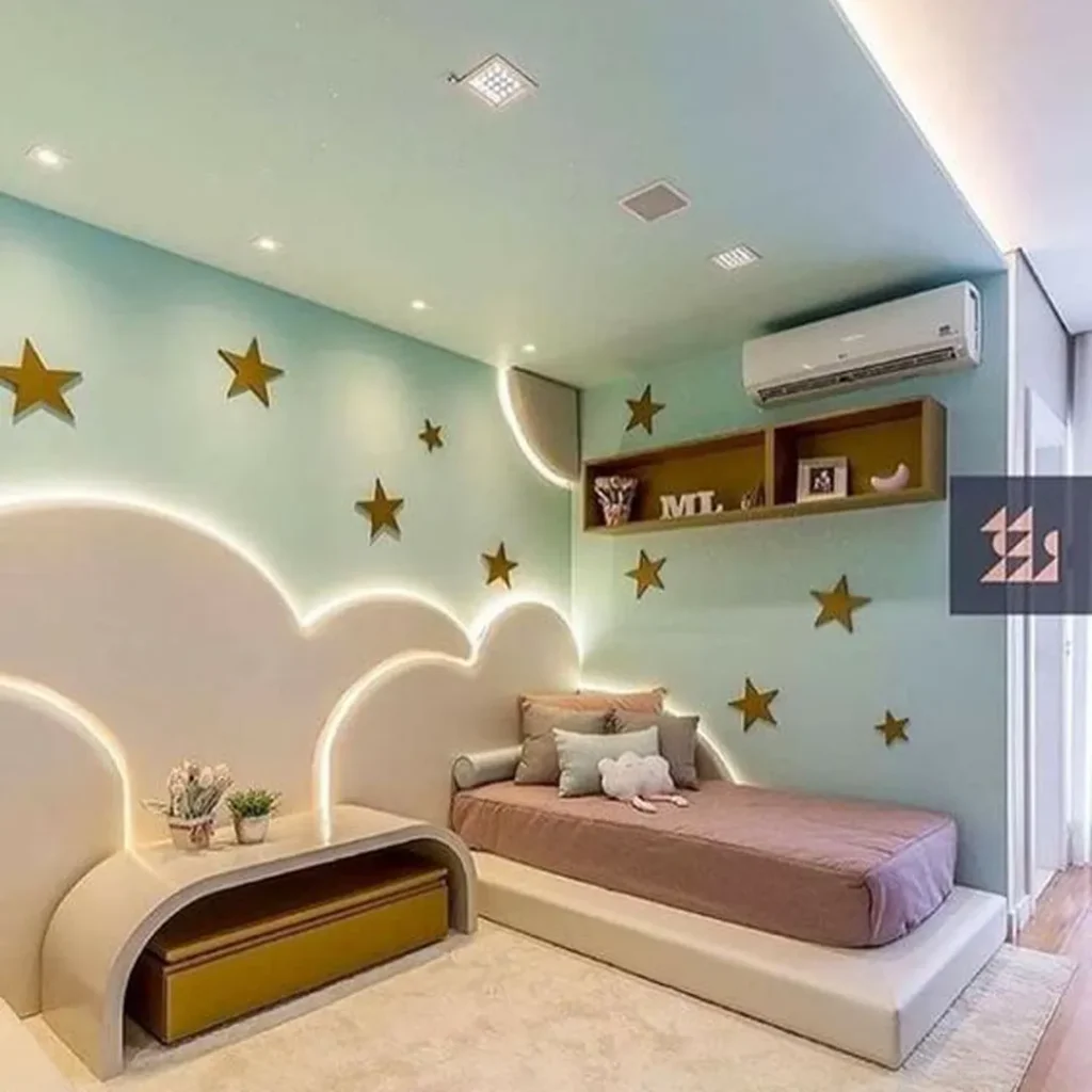 ایده های عالی تزئین اتاق با نور مخفی
