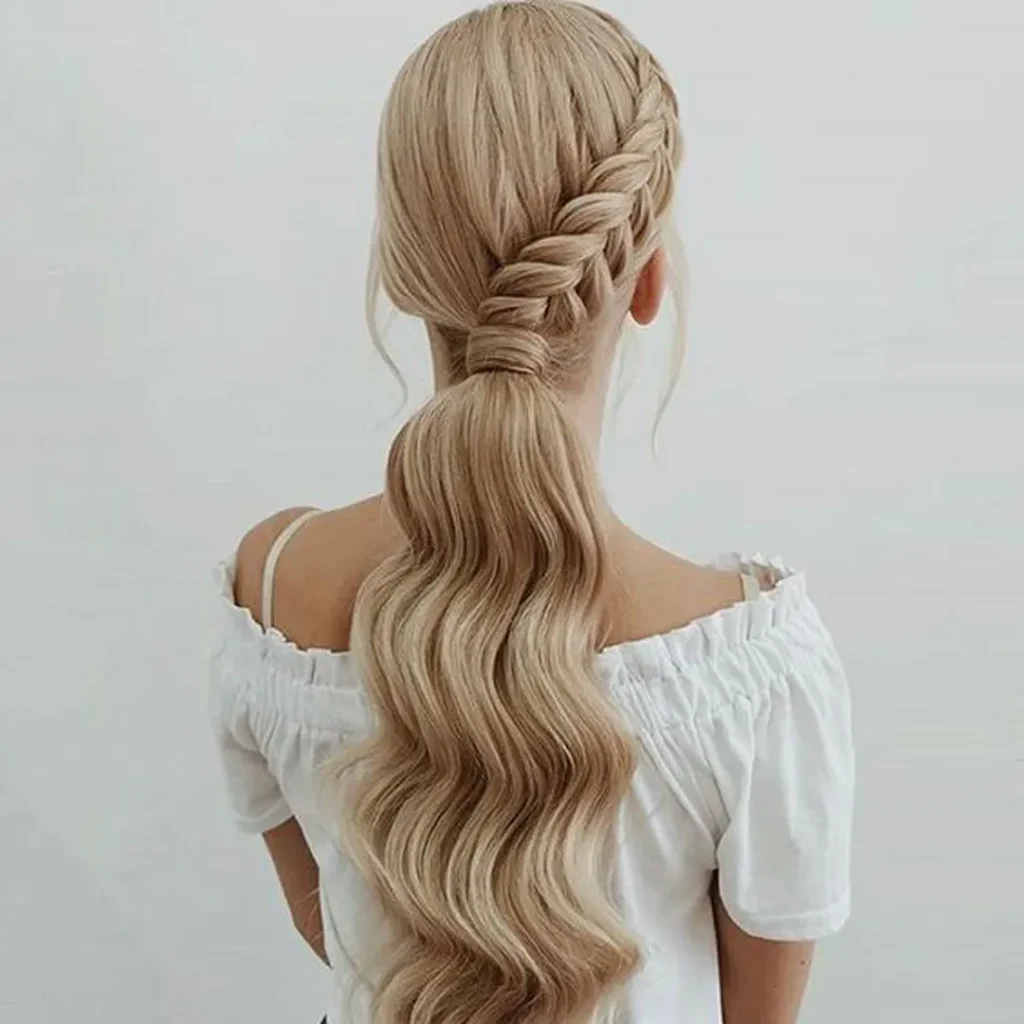 مدل زیبا شنیون مخصوص مو های بلند