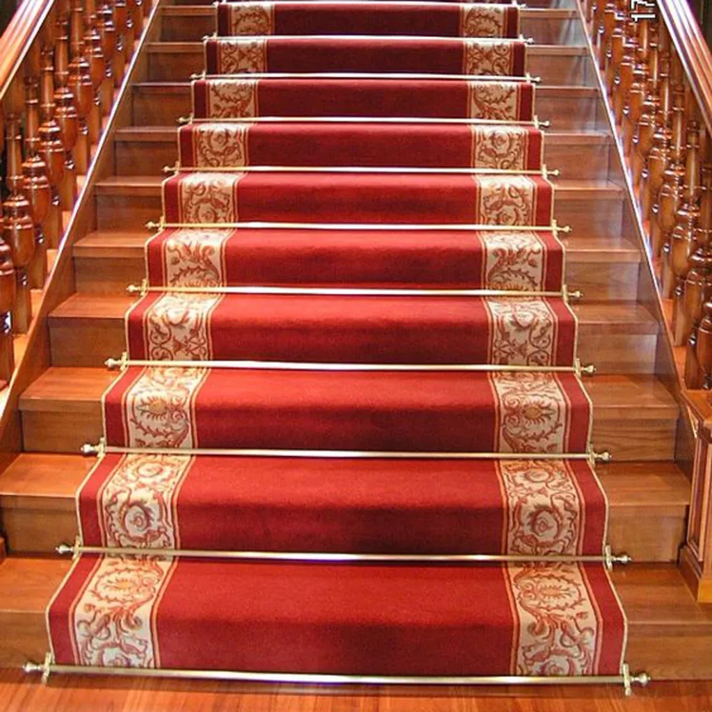 مدل فرش قرمز مخصوص پله