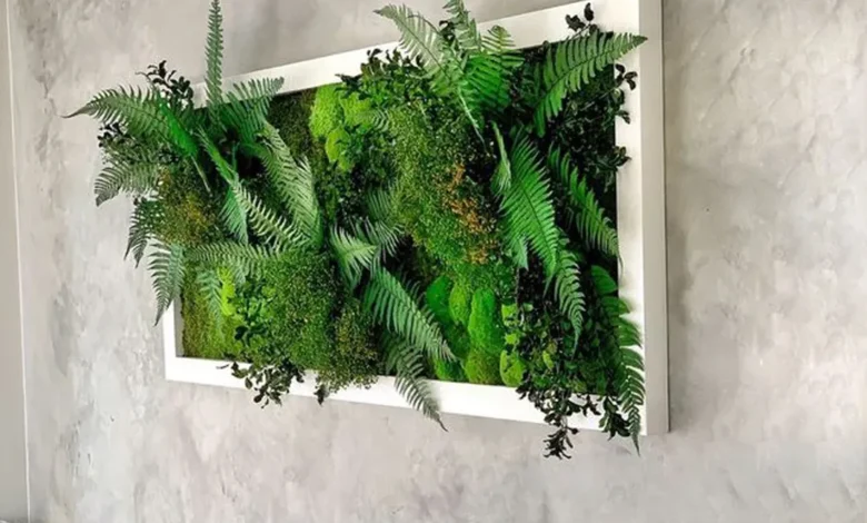 ایده های جذاب تزئین دیوار با گیاه مصنوعی