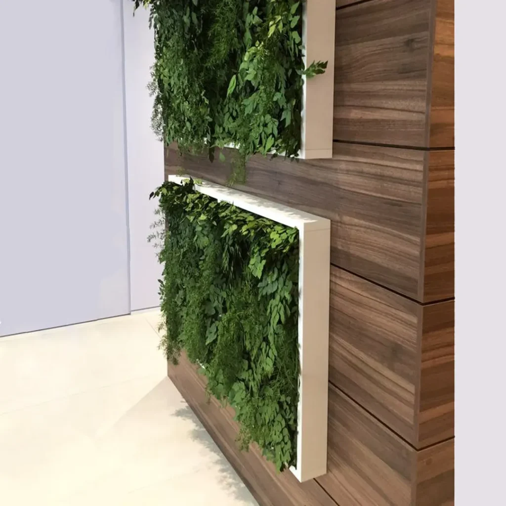 ایده های لوکس تزئین دیوار با گیاه مصنوعی