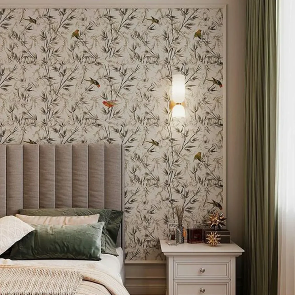 مدل های کاغذ دیواری مخصوص اتاق خواب خاص