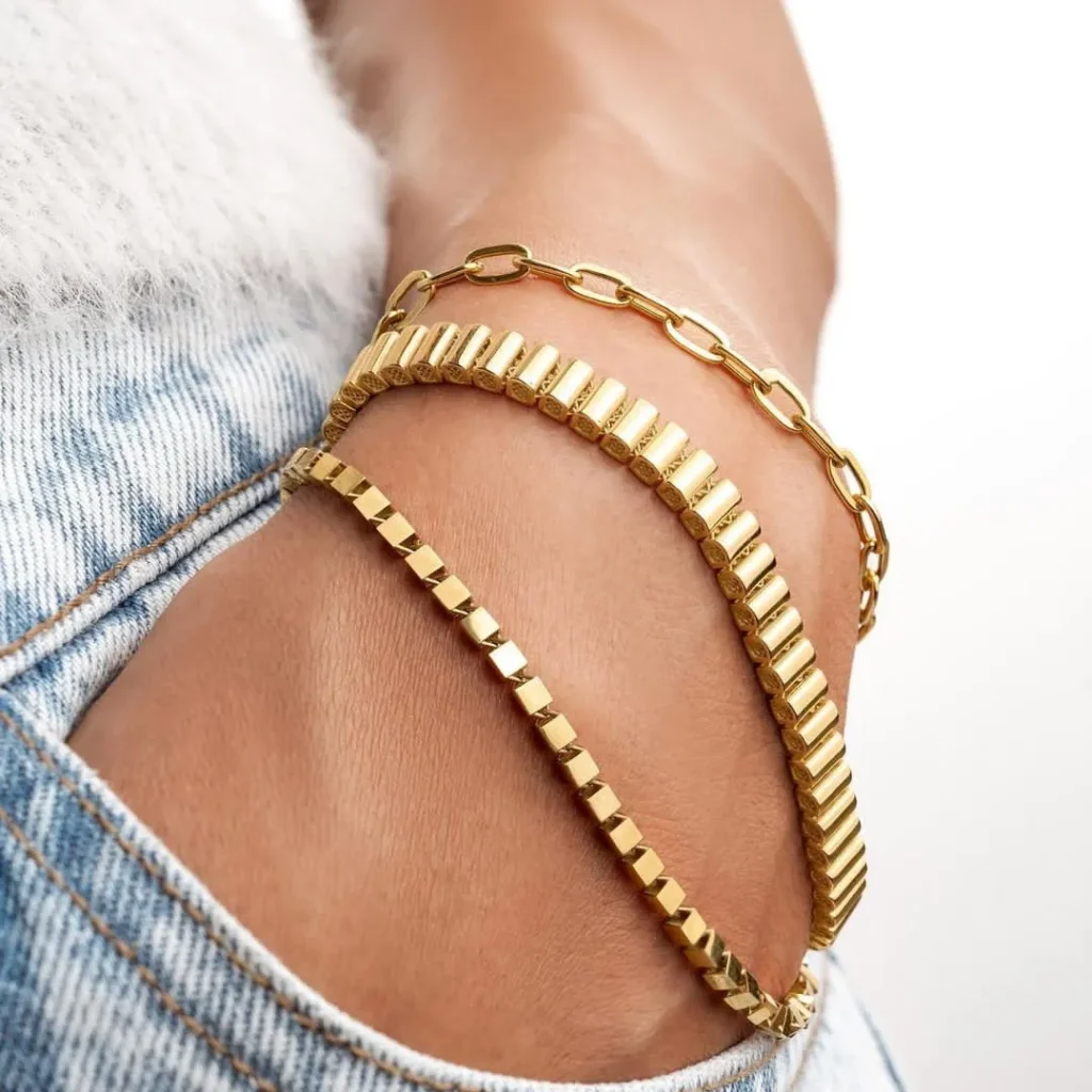 مدل جدید دستبند طلا مخصوص کادو ولنتاین
