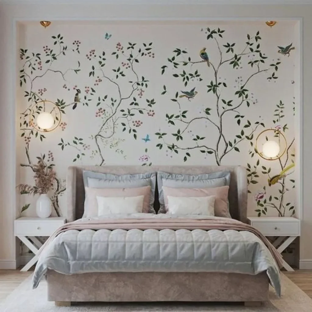مدل های کاغذ دیواری مخصوص اتاق خواب جذاب