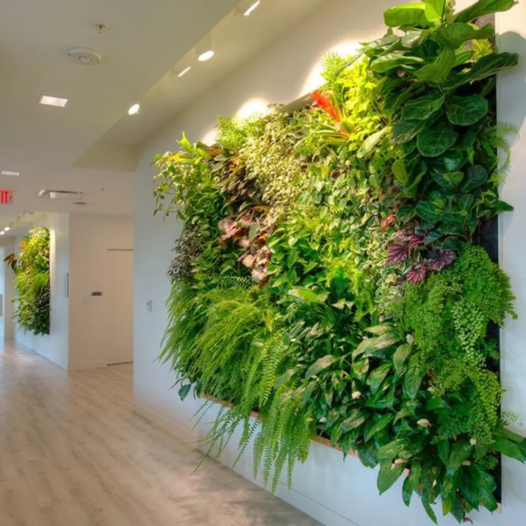 ایده های بروز تزئین دیوار با گیاه مصنوعی