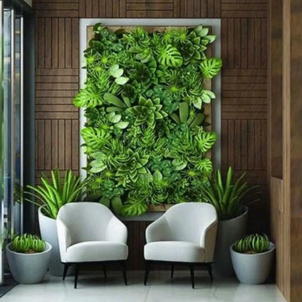ایده های ترند تزئین دیوار با گیاه مصنوعی