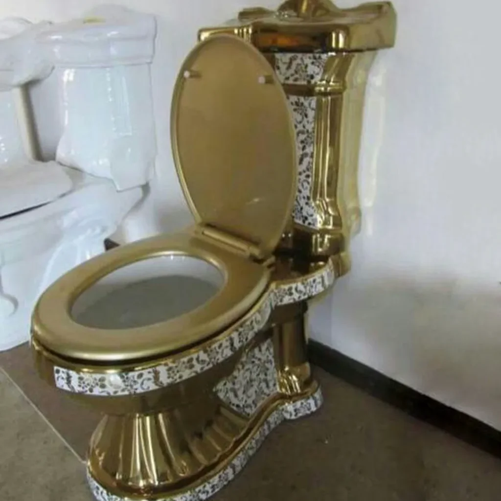 مدل های توالت فرنگی طلایی