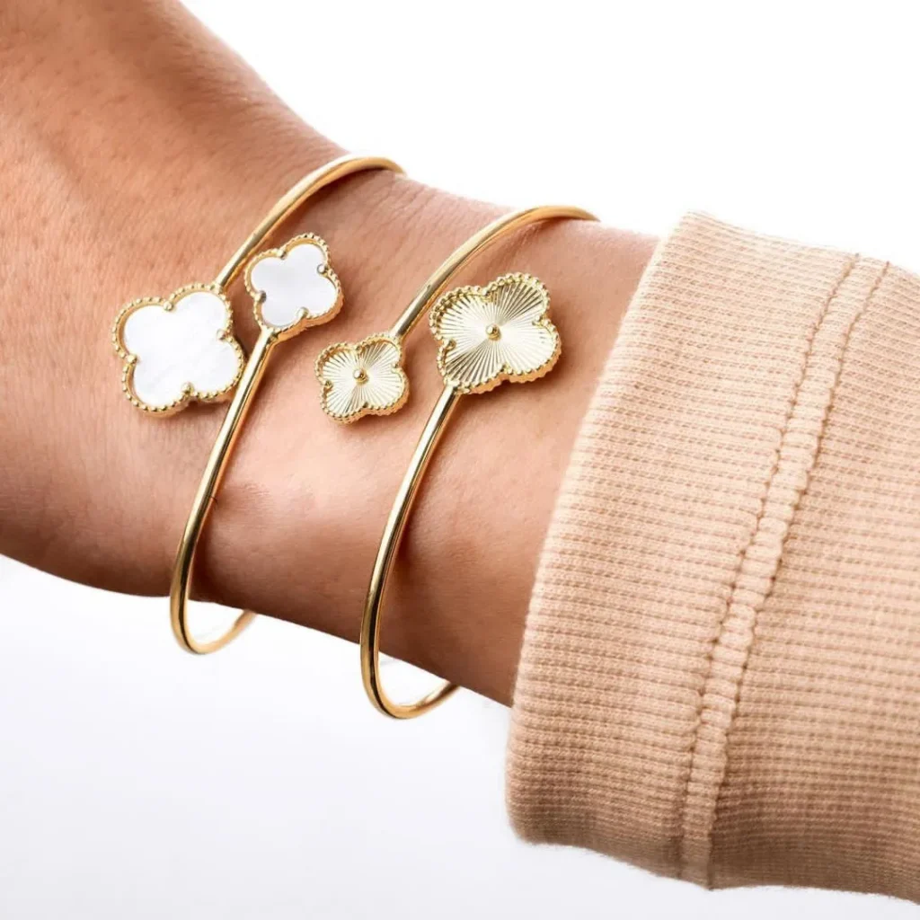 مدل لوکس دستبند طلا مخصوص کادو ولنتاین