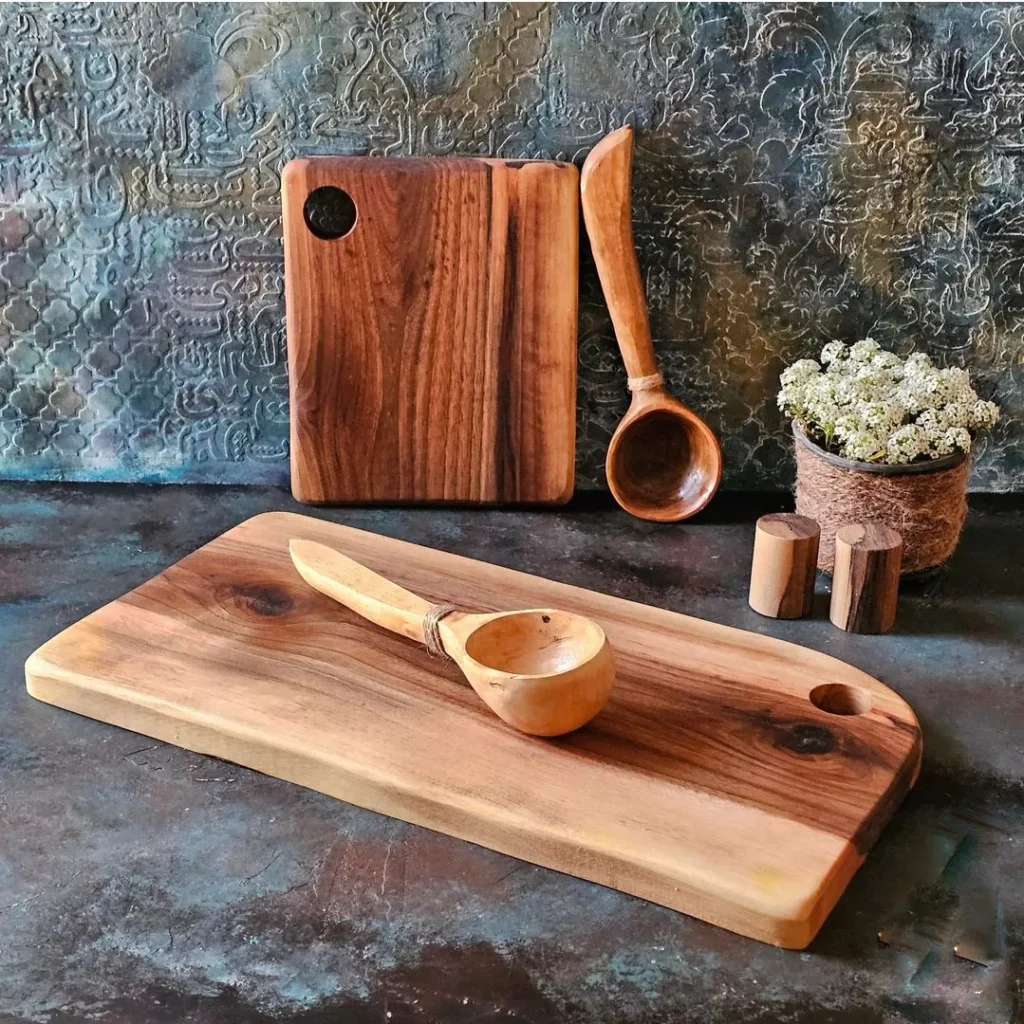 خاص ترین مدل های ظروف چوبی دستساز