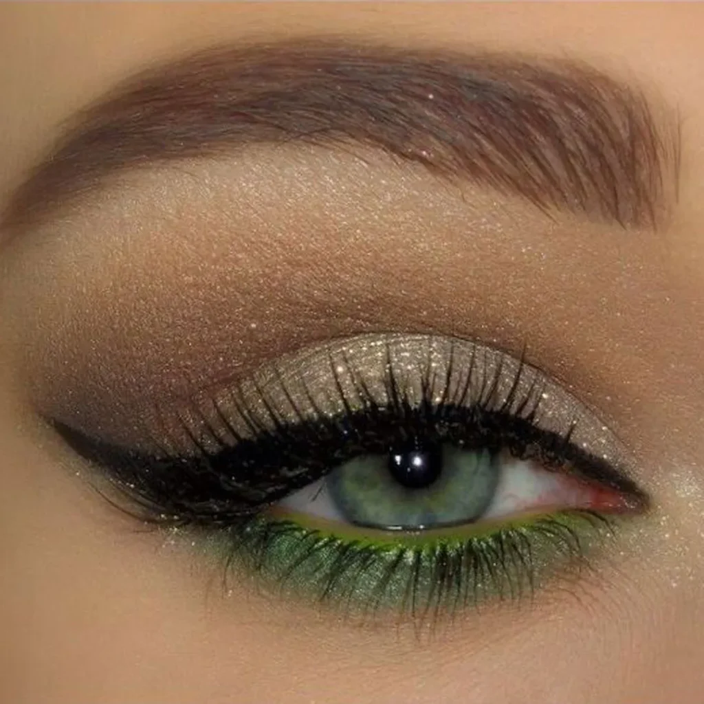 مدل سایه چشم با رنگ سبز بروز