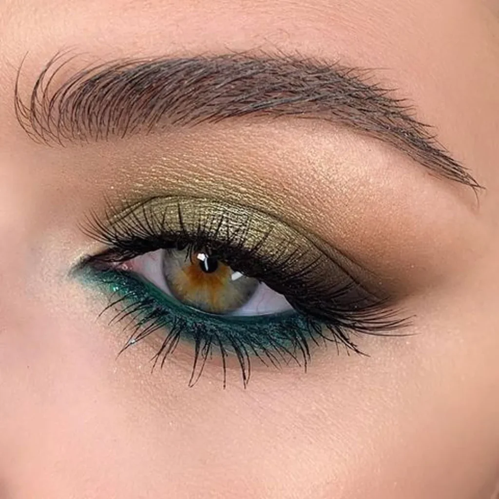مدل سایه چشم با رنگ سبز بینظیر